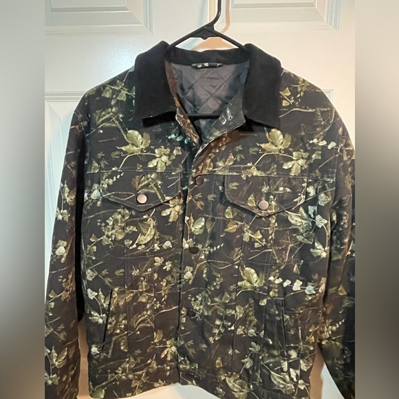 PATRIK ERVELLForest Print Jean Jacket